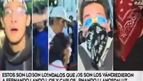 Los agresores aparecen en escena en varias oportunidades