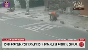 Estudiante evita robo de celular en San Juan de Miraflores. Foto y video: América Noticias