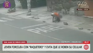 Estudiante evita robo de celular en San Juan de Miraflores. Foto y video: América Noticias
