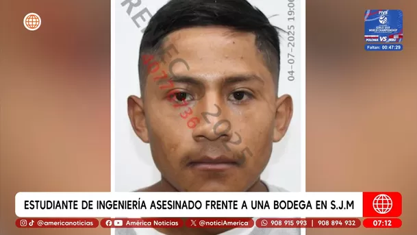 Wilber Simón León Segundo, detenido - Fuente: América Noticias Wilber Simón León Segundo, detenido - Fuente: América Noticias