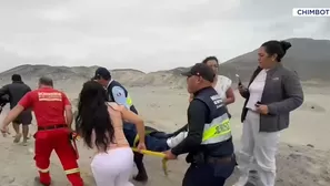 Miniván con universitarios vuelca en Chimbote: un muerto. Foto y video: Canal N