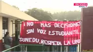 UNI: Estudiantes mantienen toma del campus por tercer día