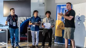 Estudiantes de la UNI son premiados en prestigioso concurso de satélites. Foto: Andina