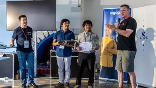 Estudiantes de la UNI son premiados en prestigioso concurso de satélites. Foto: Andina