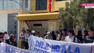 Insistieron en que tanto ellos como los docentes y el personal administrativo merecen una institución educativa sin mancha. / Video: Canal N