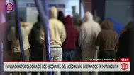 Evaluación psicológica de escolares del Liceo Naval en Maranguita