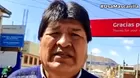 Evo Morales regresó a Perú y negó que sea asesor de Pedro Castillo