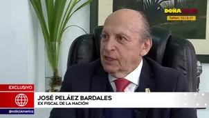 El ex fiscal de la Nación, José Peláez Bardales