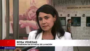 Rosa Venegas, exasesora de Pedro Chávarry. Foto: América Noticias