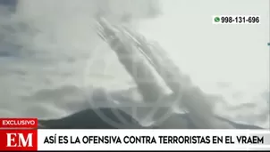 Fuerzas Armadas enfrentan a terroristas en el Vraem.