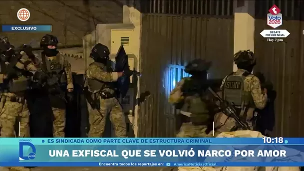 Una exfiscal que se volvió narco por amor. Foto: Domingo al día Una exfiscal que se volvió narco por amor. Foto: Domingo al día