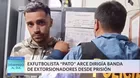 Exfutbolista 'Pato' Arce dirigía banda de extorsionadores desde prisión