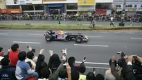 Foto: El evento Circuito Lima comprende la exhibición de un automóvil Fórmula 1 / Andina