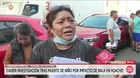 Exigen investigar muerte de niño por impacto de bala en Huacho