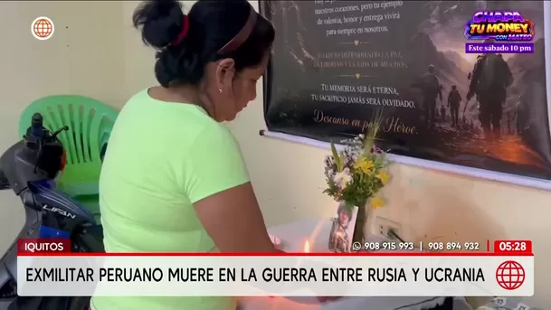 Exmilitar peruano muere en conflicto entre Rusia y Ucrania. Foto: América Noticias Exmilitar peruano muere en conflicto entre Rusia y Ucrania. Foto: América Noticias