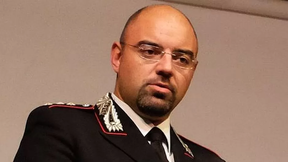 Marco D'Aleo, jefe de los carabineros, brindó información a la prensa. Foto: Difusión