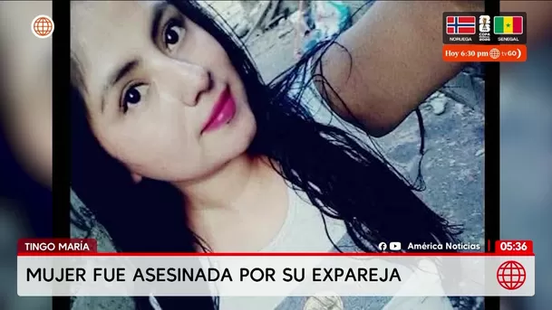 Expareja asesina a mujer a puñaladas en Tingo María. Foto: América Noticias Expareja asesina a mujer a puñaladas en Tingo María. Foto: América Noticias
