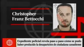 Christopher Franz Bettochi. Foto y video: América Noticias