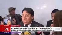 Representante legal de la iglesia evangélica Aposento Alto, Sandro Balbín. América Noticias