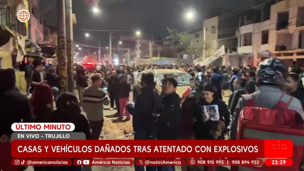 Explosión en Trujillo afectó 20 vivienda - Fuente: América Noticias Explosión en Trujillo afectó 20 vivienda - Fuente: América Noticias