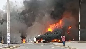 El incendio ocurrió el jueves 23 de enero. Foto-Video: América Noticias