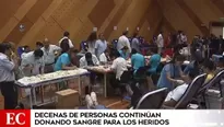 Explosión en Villa El Salvador: Recolectan más de 800 unidades de sangre para heridos. Captura: América Noticias