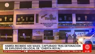 Explosivo detonado en restaurante Chepita Royal en SMP