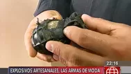 Explosivos artesanales son las armas de moda de delincuentes y extorsionadores