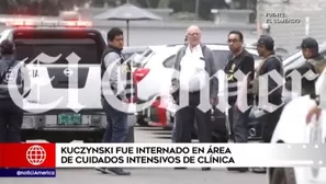 PPK: expresidente fue internado esta mañana en clínica de San Borja. Foto y video: América Noticias