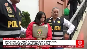 Expulsan del Perú a venezolana buscada por Interpol por secuestro en Chile. Foto y video: Unidad de investigación