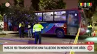 Extorsión al transporte deja 152 muertos en Lima y Callao