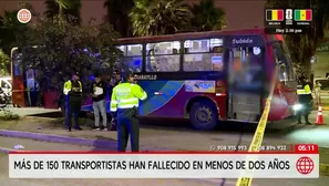 Extorsión al transporte deja 152 muertos en Lima y Callao. Foto y video: América Noticias