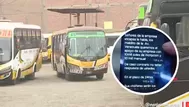Extorsión paraliza transporte: empresa suspende operaciones