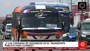 Extorsión a choferes: rechazan cámaras y anuncian paro. Foto y video: América TV