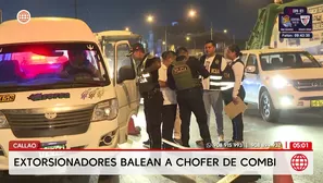 Extorsionadores atacan a chofer de combi en el Callao. Foto y video: América Noticias