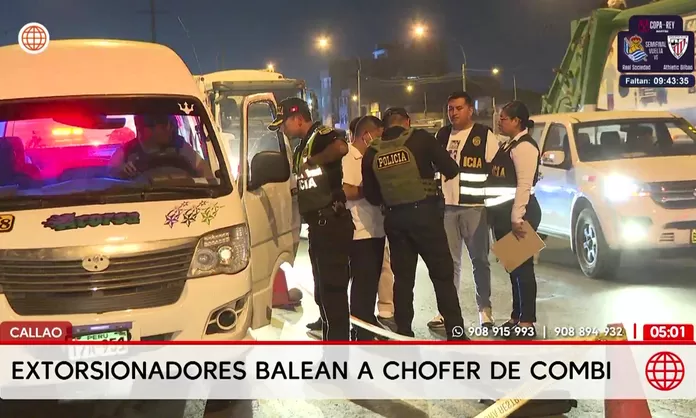Atacan a chofer de combi en el Callao