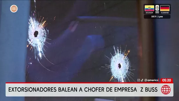Extorsionadores balean a chofer de Z Buss en Puente Piedra. Foto: América Noticias