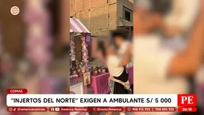 Vendedora ambulante en Comas sufre extorsión por S/ 5 000. Foto y video: AN