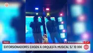Extorsionadores exigen S/10 mil a orquesta musical en Pisco