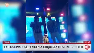 Orquesta de Pisco amenazada: les exigen S/10 mil por WhatsApp. Foto y video: AN