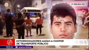 Extorsionadores matan a chofer de transporte público en San Martín de Porres. Foto y video: América Noticias