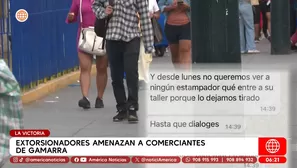 Extorsionadores obligan a empresaria de Gamarra a cerrar tiendas. Foto y video: América TV