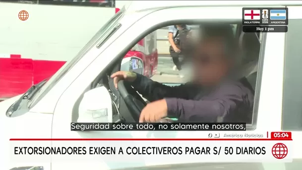 Extorsionan a colectiveros en la avenida Javier Prado. Foto: América Noticias Extorsionan a colectiveros en la avenida Javier Prado. Foto: América Noticias