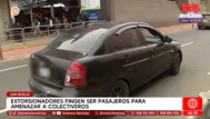 Extorsionan a colectiveros fingiendo ser pasajeros en San Borja
