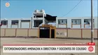 Extorsionan a directora y profesores de colegio en La Libertad