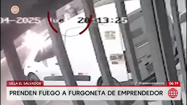 Extorsionan a ferretero y queman su camioneta en VES / América Noticias