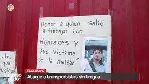 Extorsionadores disparan contra buses y asesinan choferes para exigir cupos de hasta S/ 300 mil y pagos diarios. Video: Cuarto Poder