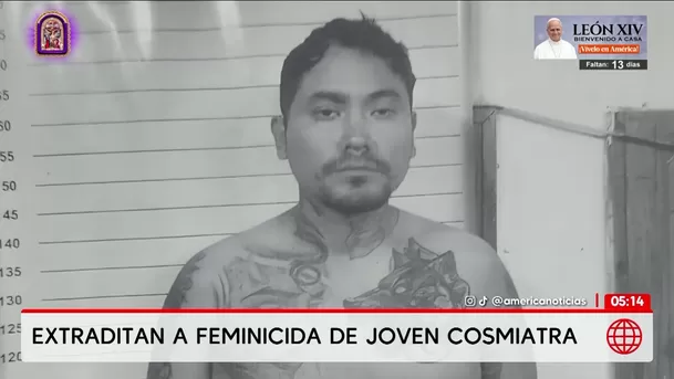 Extraditan desde Argentina a acusado de feminicidio de cosmiatra. Foto: América Noticias