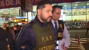 Hoy fue extraditado y puesto a disposición de la Policía Nacional. Foto y video: América Noticias