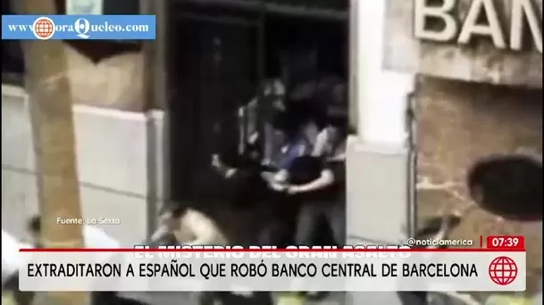 Extraditan al Perú a español que inspiró La Casa de Papel/ Unidad de Investigación Extraditan al Perú a español que inspiró La Casa de Papel/ Unidad de Investigación